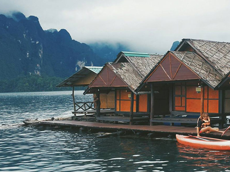 แพนางไพร เขื่อนเชี่ยวหลาน แพสวย เงียบสงบ ท่ามกลางบรรยากาศธรรมชาติ - Guilin Lake